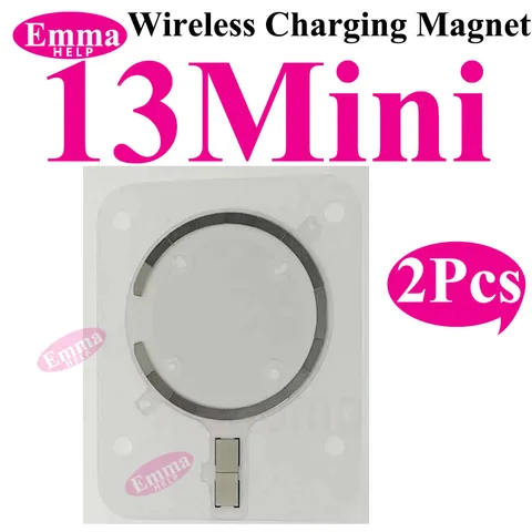 2 шт. Magsafe магнитное металлическое кольцо внутреннее для iPhone 16 15 Plus 12 13 14 Pro Max мини-замена магнита для беспроводной зарядки