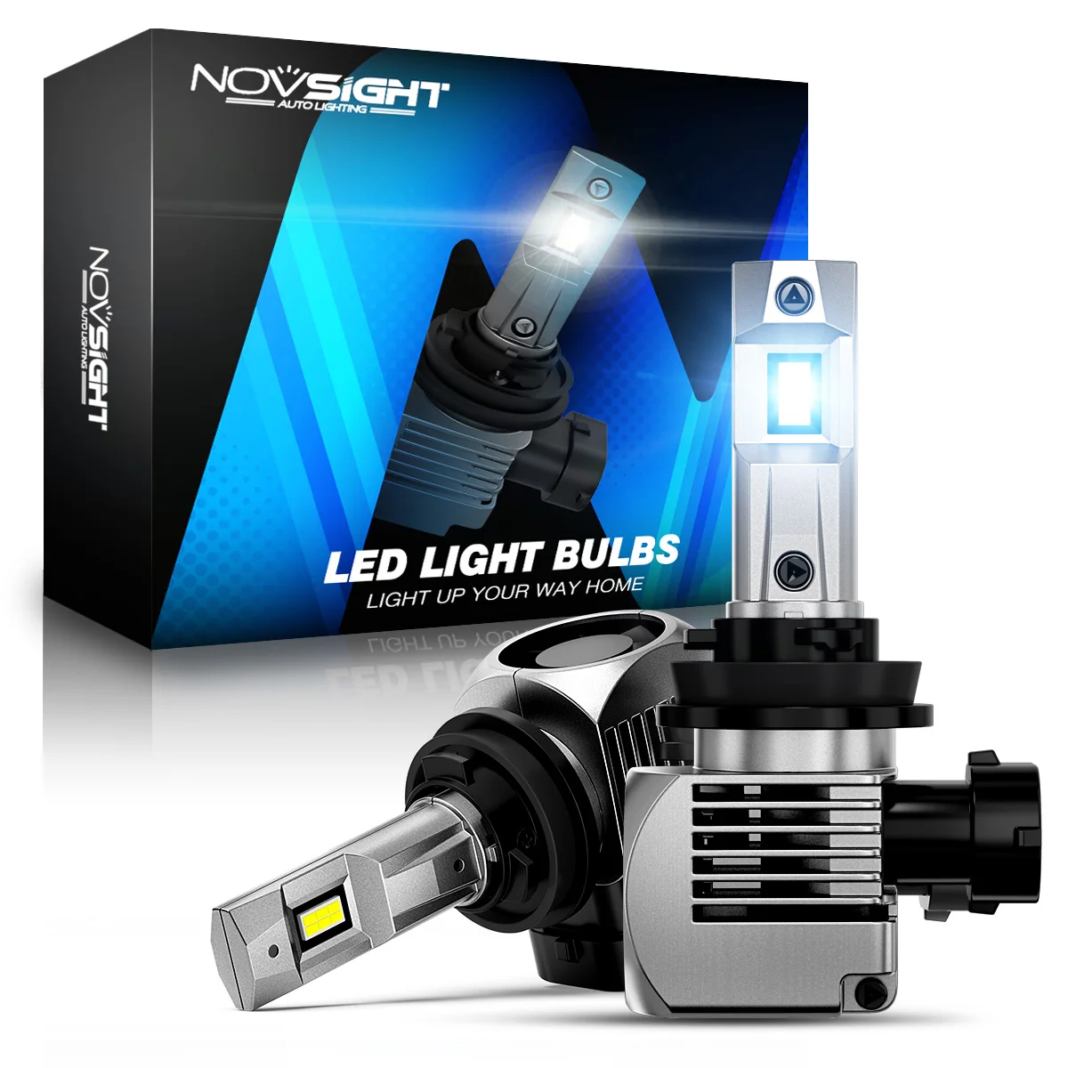 NOVSIGHT H11 Светодиодный Canbus 90 Вт 20000LM фара H7 H4 H8 H9 9005 HB3 9006 HB4 H1 H3 H13 9012 лампа 6500K Белый