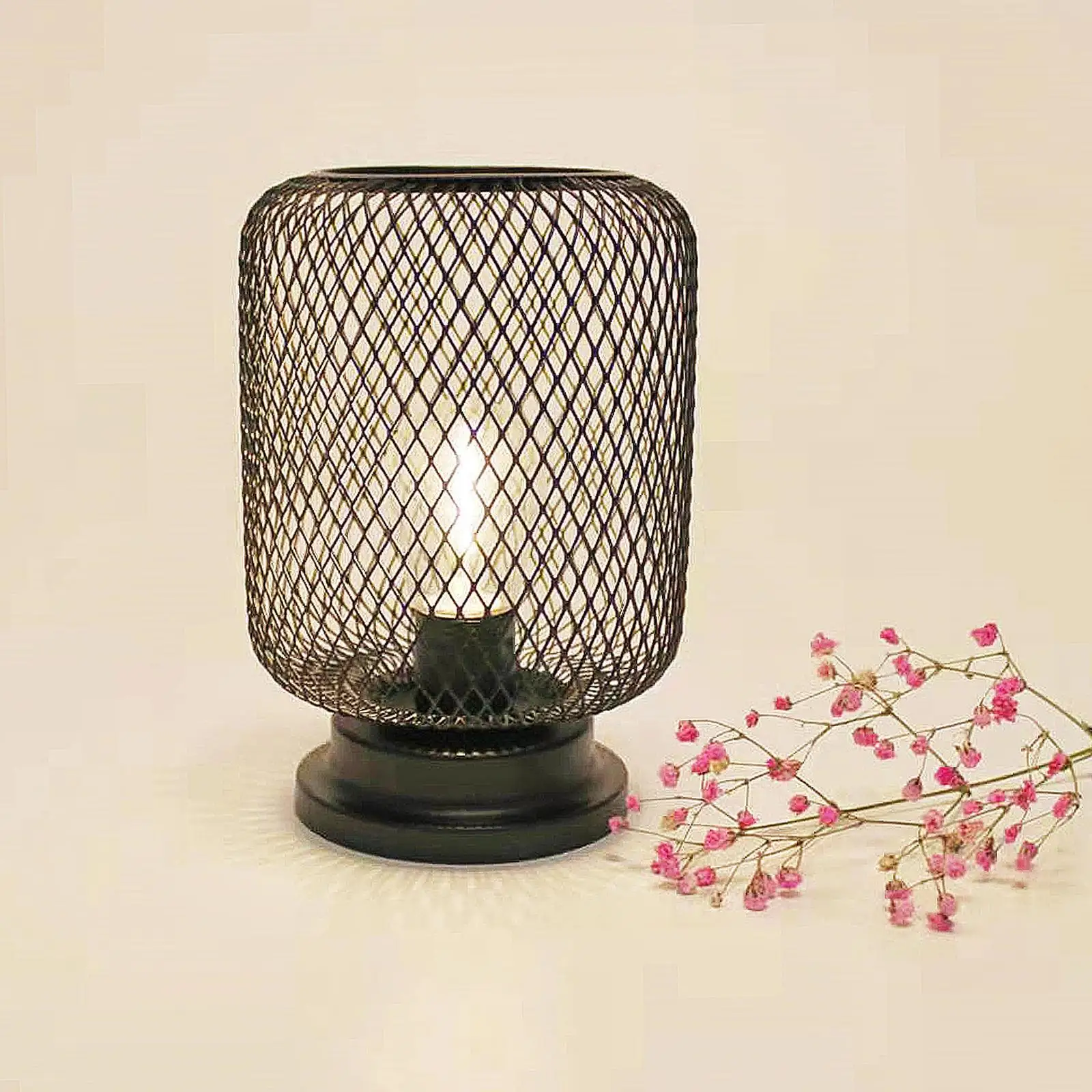 

Iron Night Light Modern Decor Vintage Table Lamp for NightStand Living Room