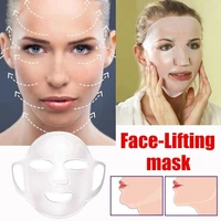 reusable silicone mask disposable natural bamboo charcoal fiber mask moisturizing face hydrating whitening skin care tools