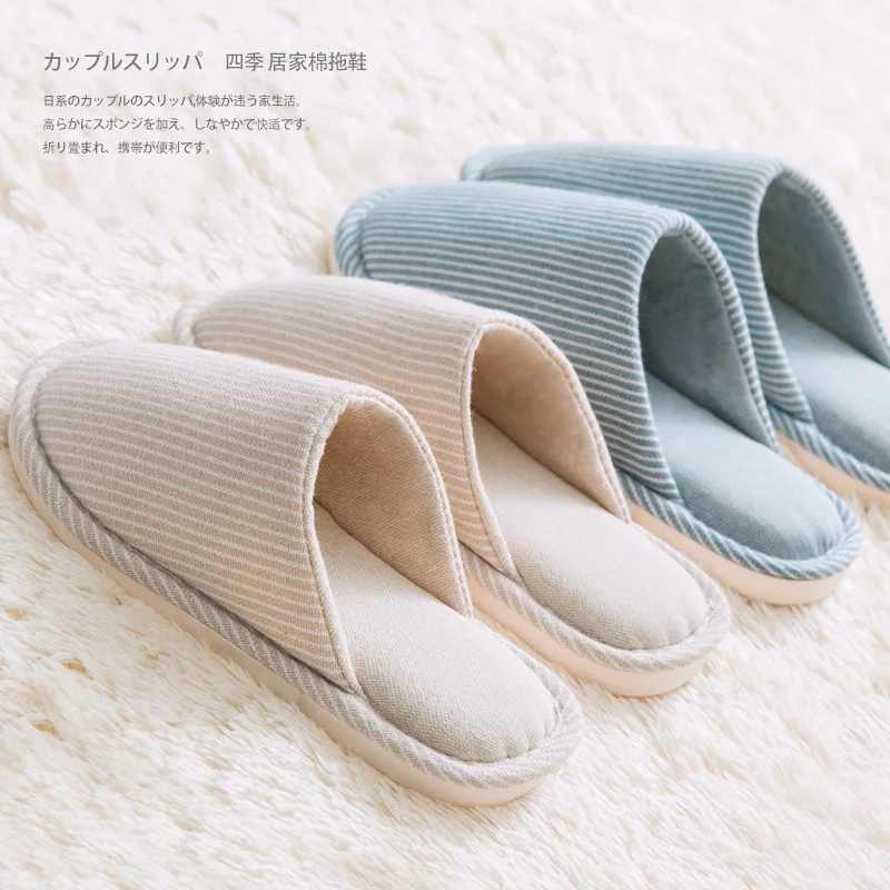 Купи Women Autumn and Winter Cotton Home Slippers Cute Slippers Winter Warm Plush Indoor Slipper Men Warm Soft Antiskid Bottom Shoes за 809 рублей в магазине AliExpress