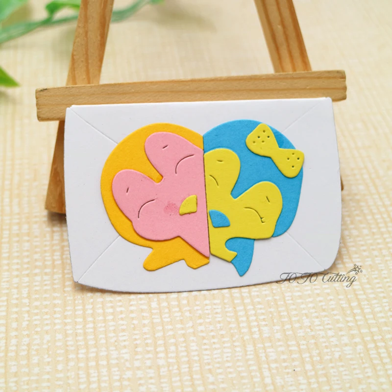 

Card Envelope Penguin Cutting Dies Animal Craft Die Cut Scrapbook Album Greeting Card Manual Production Greeting