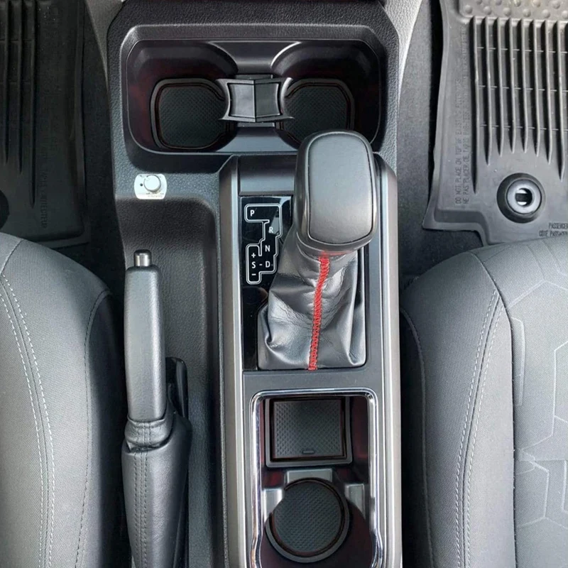Для Toyota Tacoma Accessories 2016-2021 Custom Liner Cup Holder Console и Door карманные вкладыши (двойная кабина
