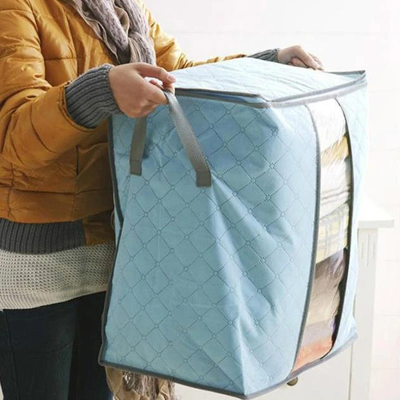 

Складная коробка для хранения, портативный органайзер для одежды, аккуратная сумка, чемодан, нетканый домашний ящик для хранения, контейнер...