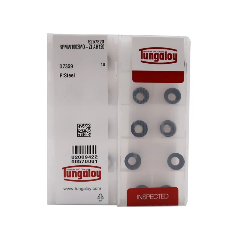 

Tungaloy 100% оригинальный RPMW RPMW1003 RPMW1003MO ZI AH120 твердосплавные фрезы и токарные фрезы, 10 шт.