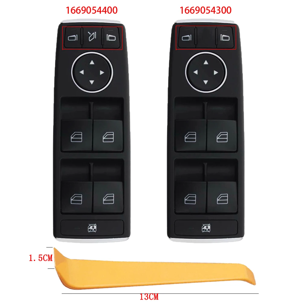 

New Power Window Switch for Mercedes-Benz X166 W176,W246, W242,C117,X156,W166 GLS GLA Class A M Class,1669054400,1669054300