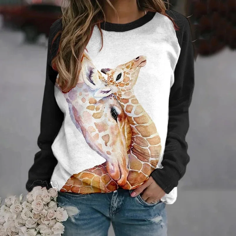 

Rotator cuff Fast sell 2023 autumn and winter long sleeve independent station foreign trade 3D printed shoulder neck hoodie woma