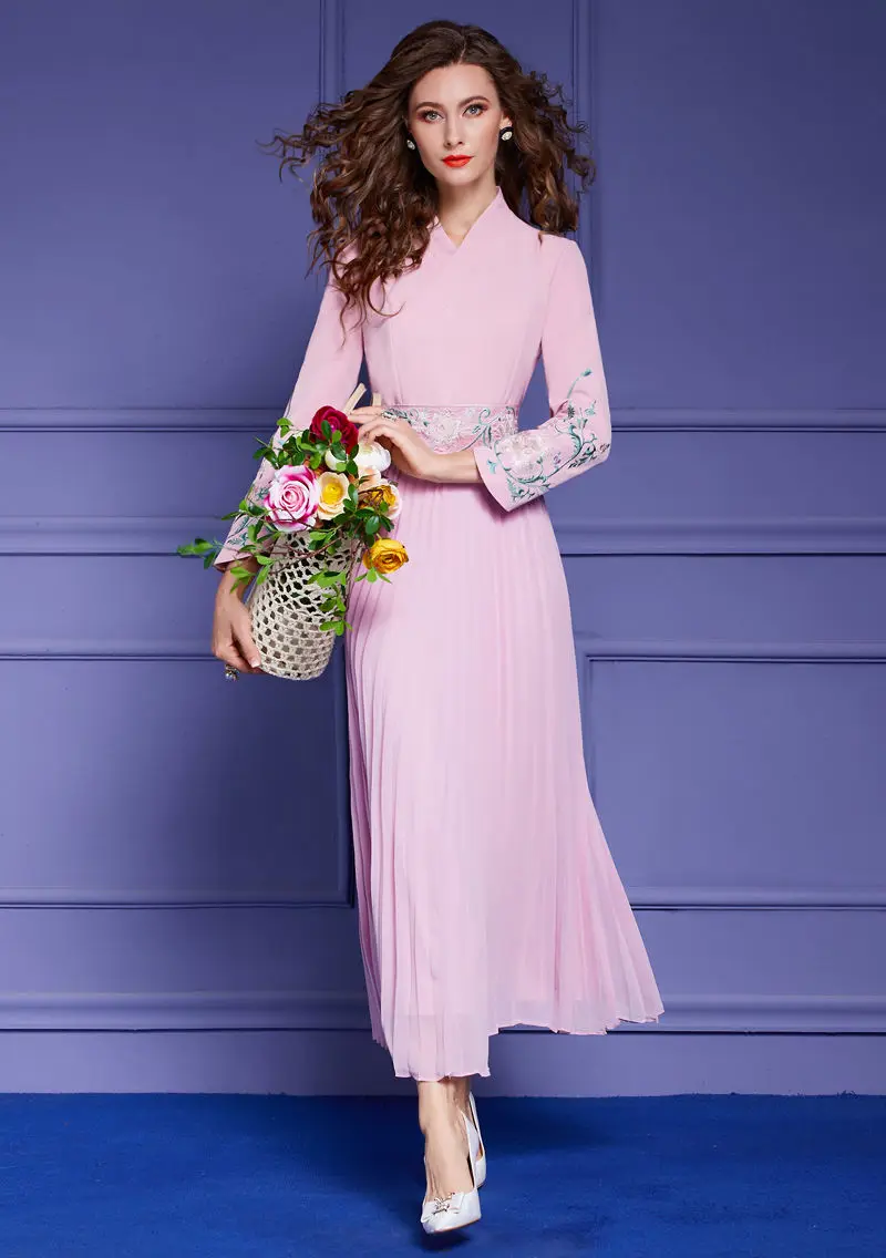 Женское винтажное коктейльное платье элегантное розовое шифоновое