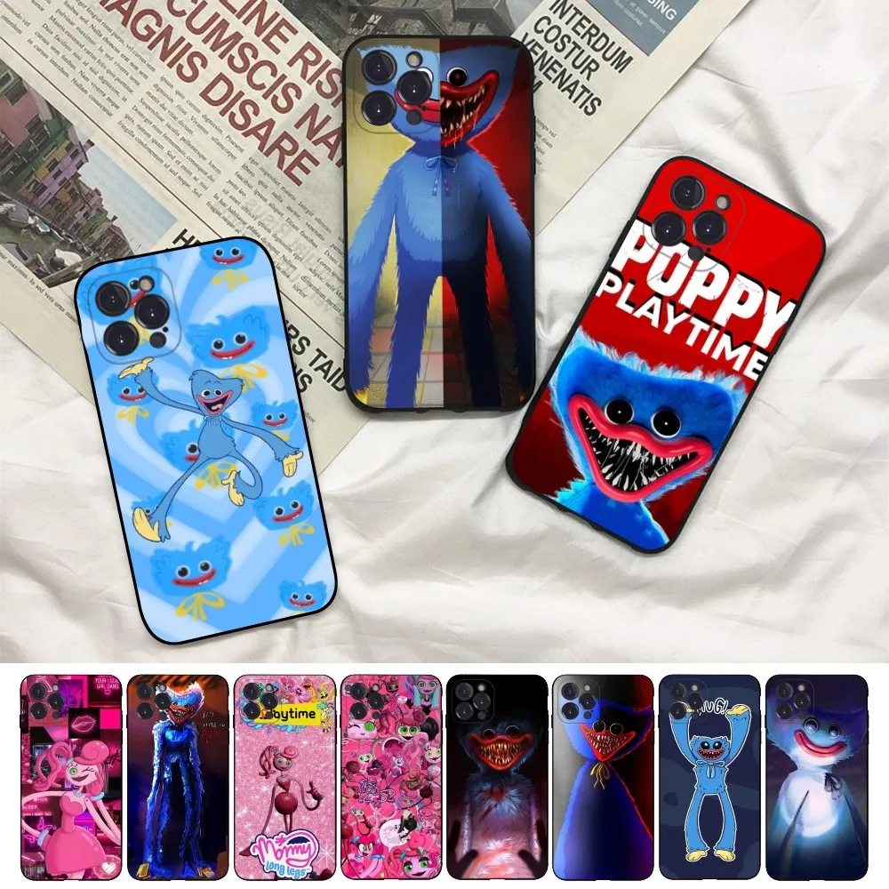 

P-Poppies Playingtimes Phone Case For iPhone 15 14 11 12 13 Mini Pro XS Max Cover 6 7 8 Plus X XR SE 2020 Funda Shell