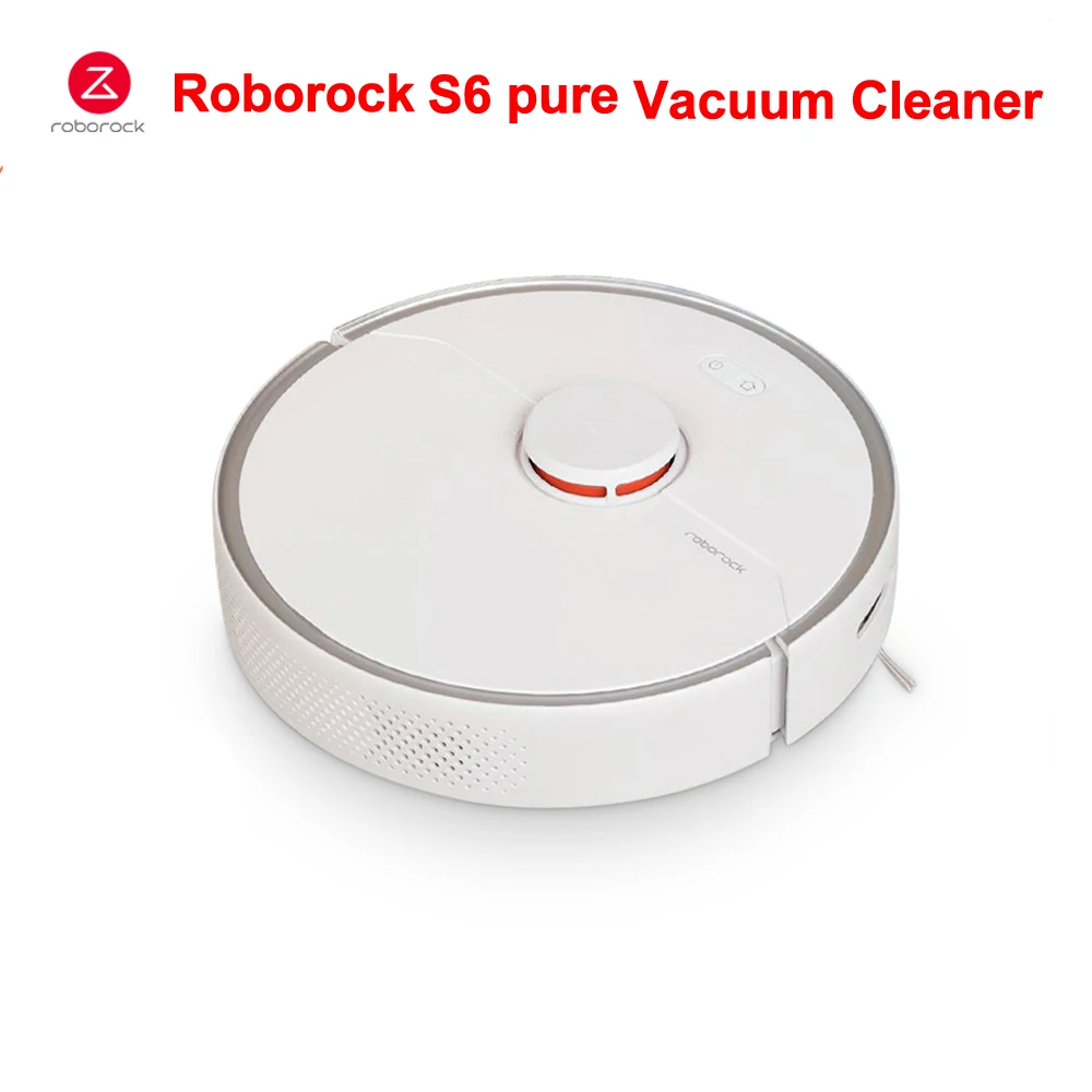 

Roborock S6 Pure Vacuum Cleaner Automatic Smart Cleaner Wet Mopping Carpet Dust Sweeping Robot Robotic Wireless APP Control Home