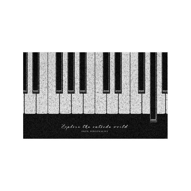 

Creative Piano Keys Eva Entrance Mat Non-Slip Door Mats Wash-Free Mat For Hallway Non-Slip And Washable Kitchen Mat Home Decor