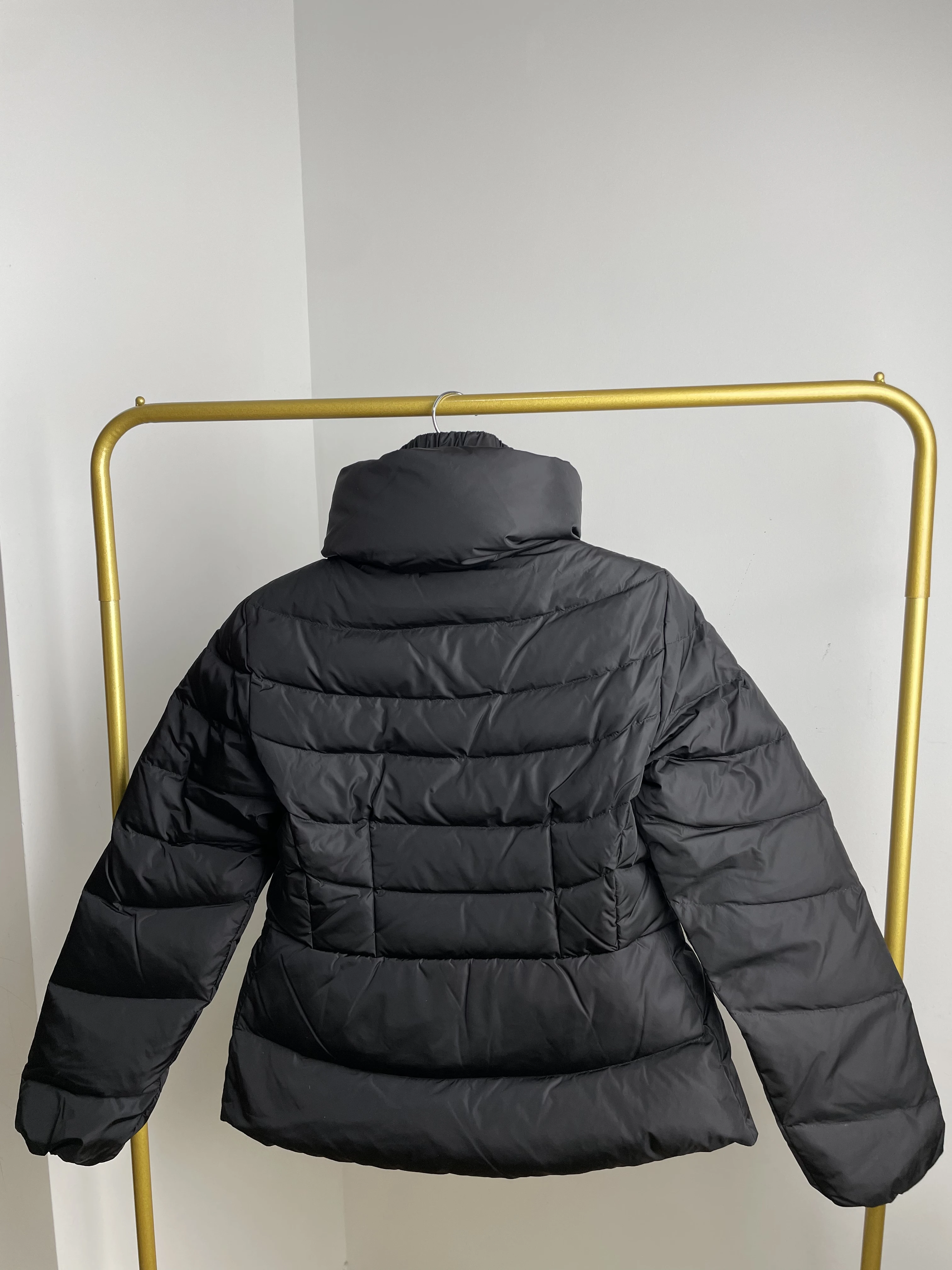 Winter Down Coat for Women Short Black Thick Warm Puffer Jacket Fashion Outerwear Pakata