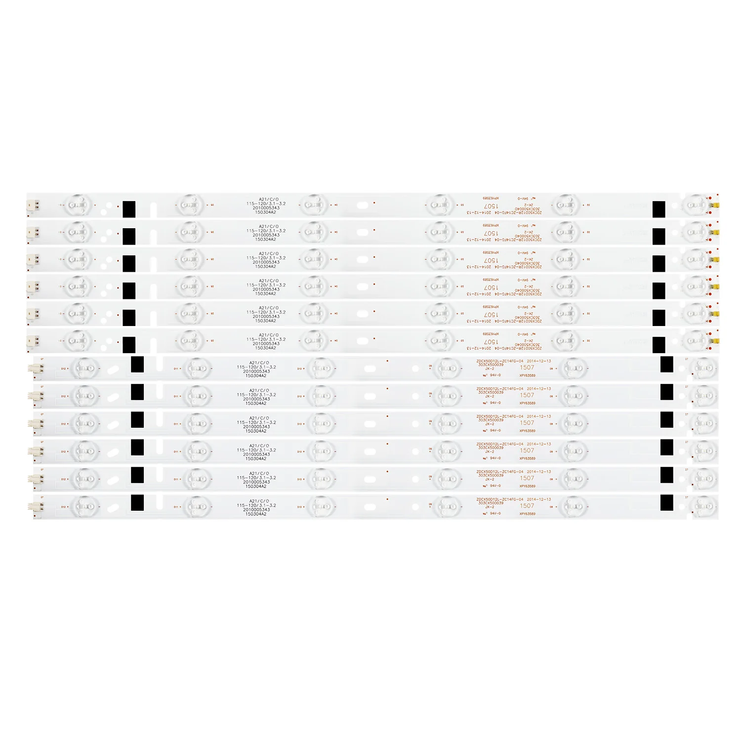 Светодиодная лента для подсветки 6 + 6 ламп для HERAN HD-50DD7 L9PCC ZDCX50D12R-ZC14FG-04 303CX500040 ZDCX50D12L-ZC14FG-04 303CX500039