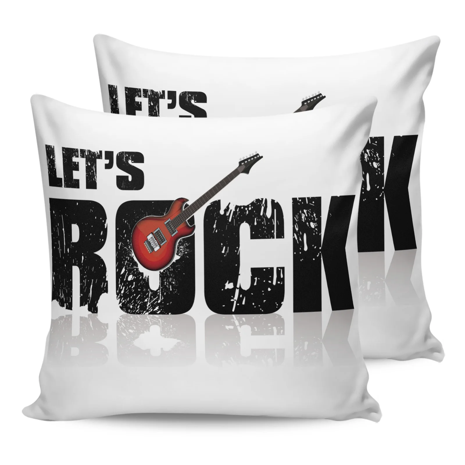 

2PCS Pillowcases Rock Background Cushion Cover Home Bedding Living Room Decorative Couch Throw Pillow Case