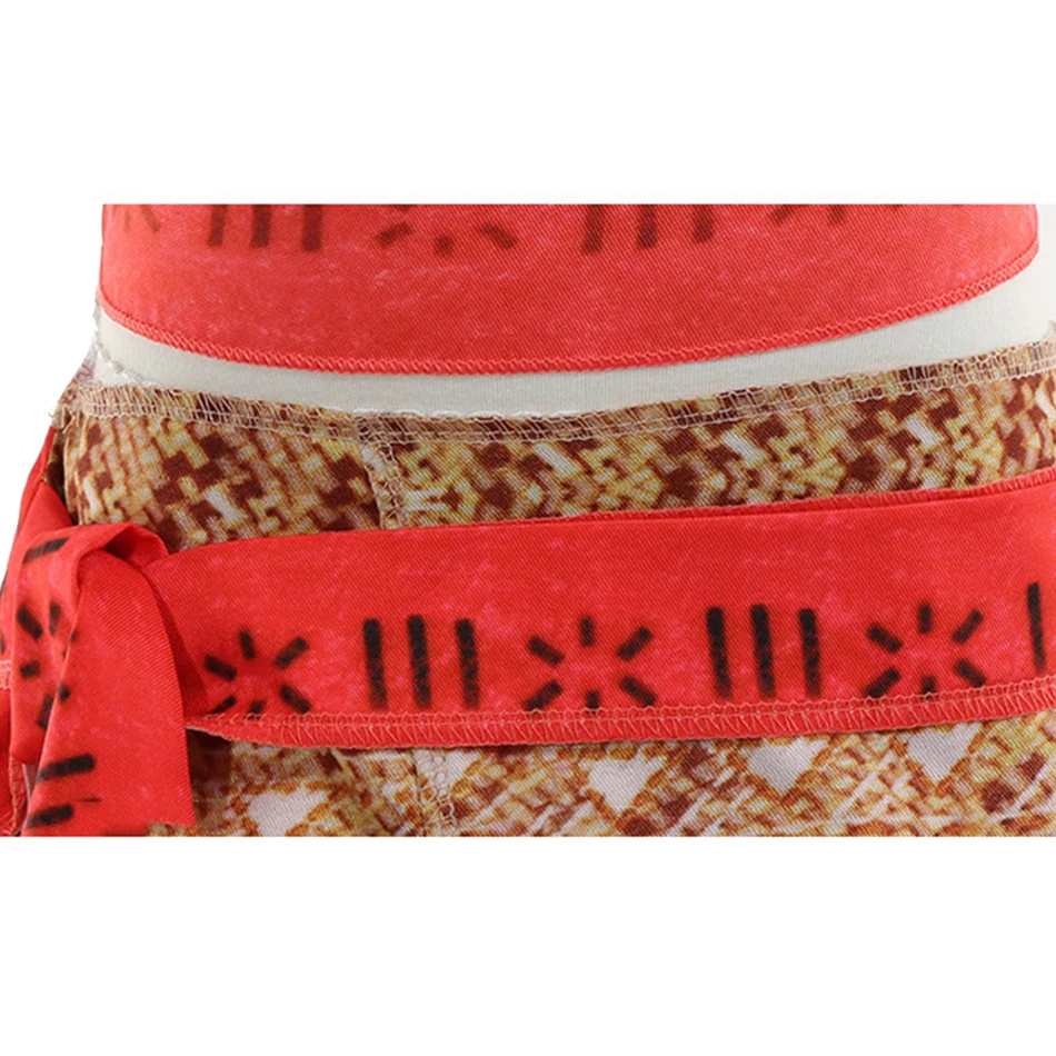 Принцесса Моана 2 шт. наборы Классический Косплей-Костюм Принцессы Диснея для