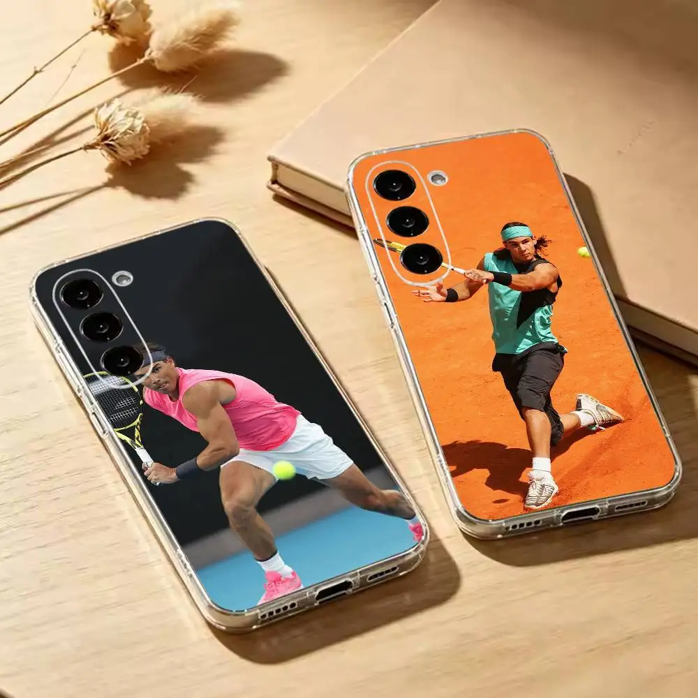 Фото Чехол для телефона King of Clay R-Rafael N-Nadal, силиконовый, мягкий, для Samsung Galaxy A73, A72, A71, A70, A53, A52, A51 №1