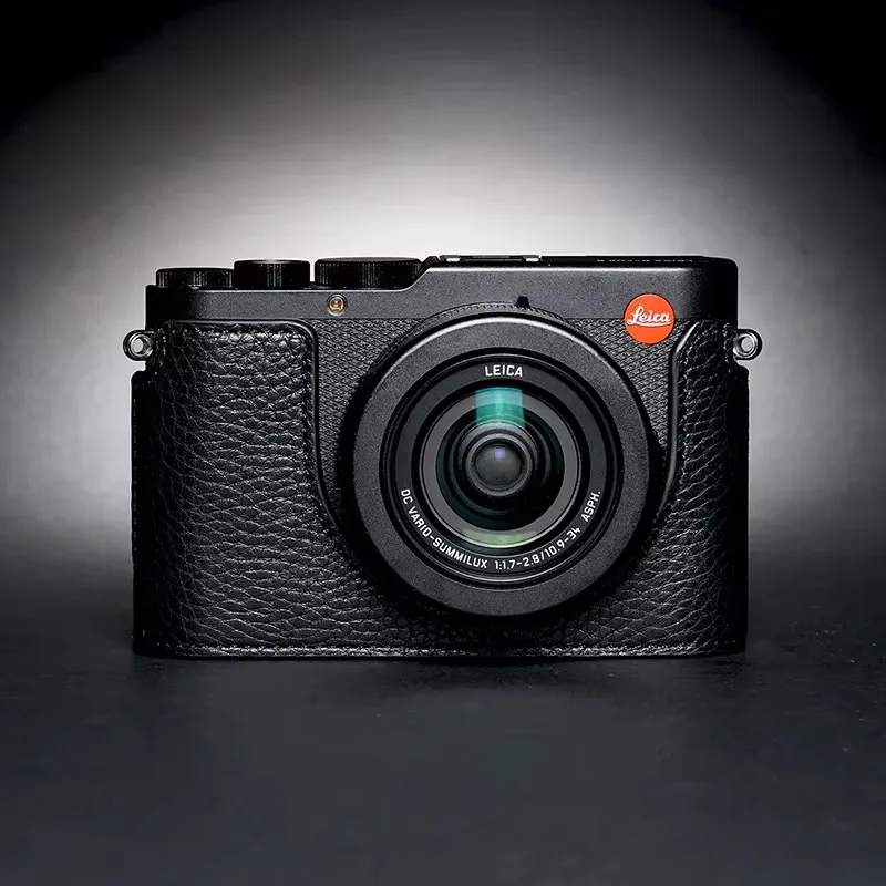 Фото Для Leica DLUX8 D-LUX8 Высококачественный получехол ручной работы из натуральной кожи, сумка, чехол для тела, аксессуары для камеры №2