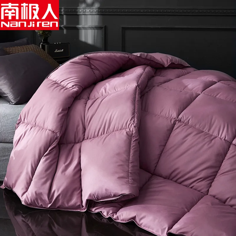

Высококачественное стеганое одеяло SF, наполнитель для постельного белья, однотонный стиль, теплое мягкое зимнее одеяло, пододеяльник Королевского и королевского размера