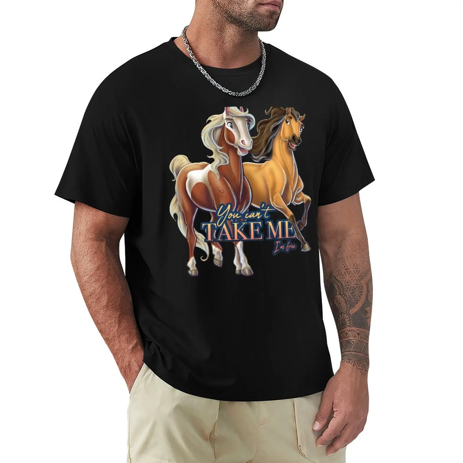 

Spirit - You Can't Take Me T-Shirt Graphic T Shirt Short t-shirt Custom T Shirts Summer Tops Men's t-shirts