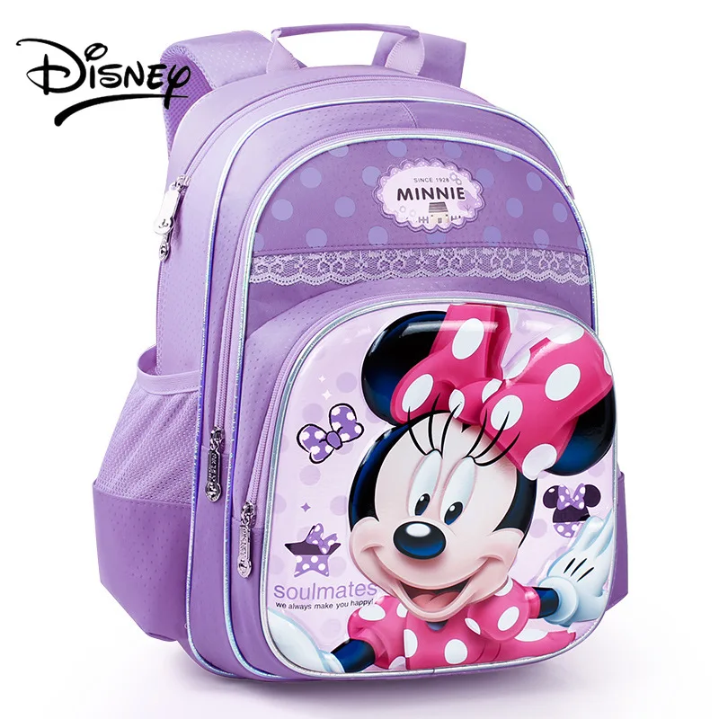 Disney Authentic Children's Schoolbag Creative Cartoon Cute Backpack 1-5 Grade Primary School Students Large-capacity Backpack