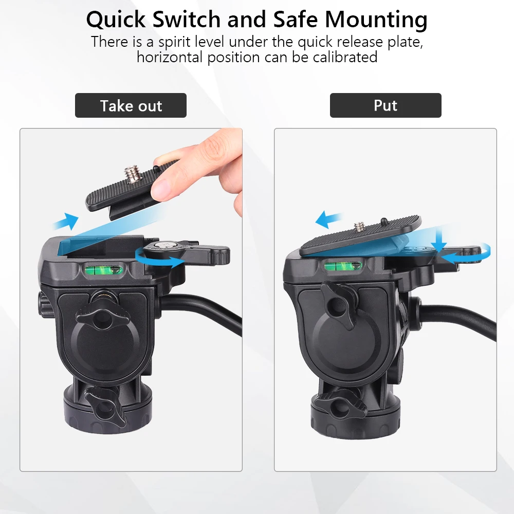 Сверхмощная головка штатива для видеокамеры INNOREL SL50 со съемной ручкой