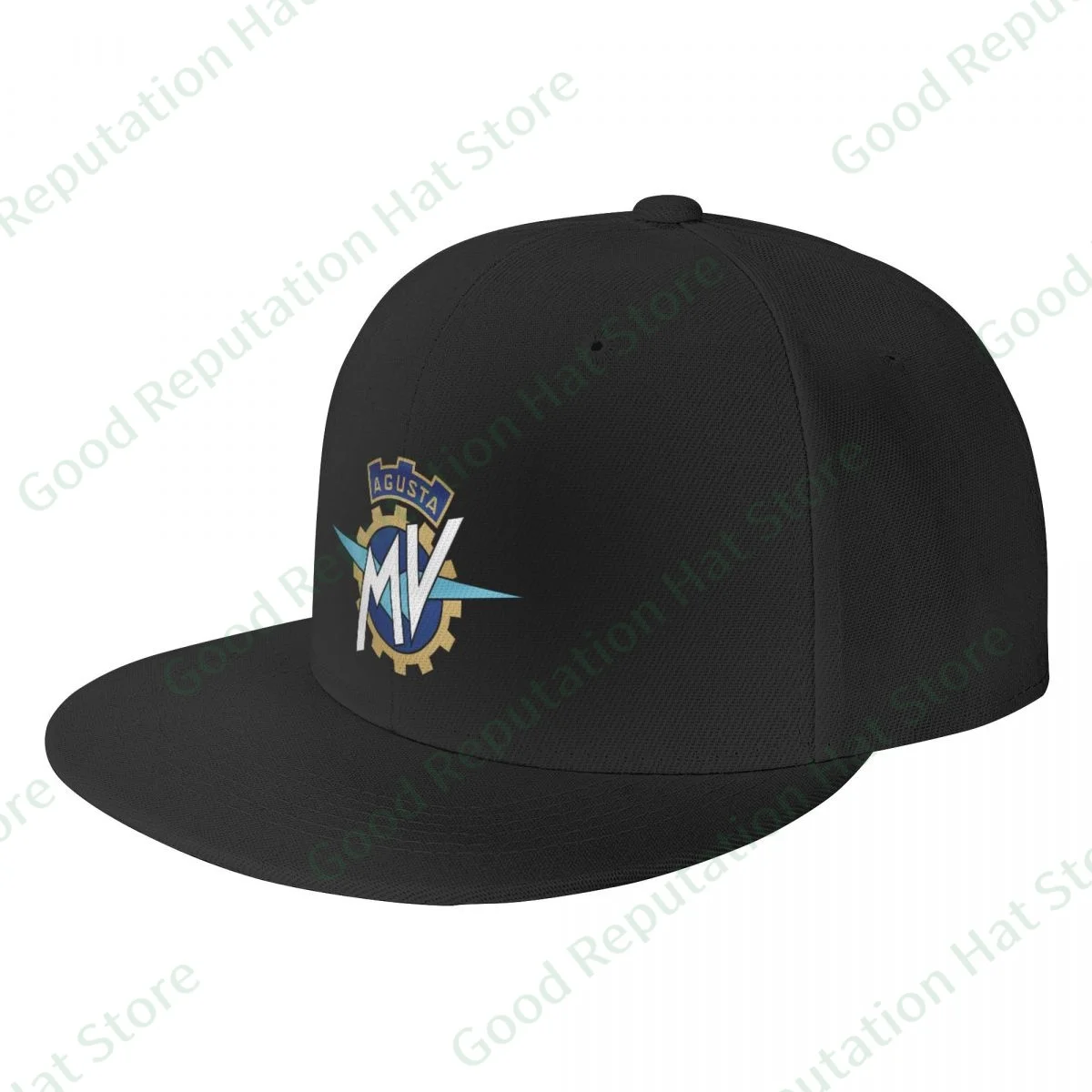 

Popular MV Agustas Baseball Cap Flat Peak Hip Hop Sun Flat hat Hats Men Women Caps Male Casual Travel Outdoor Sun Hats