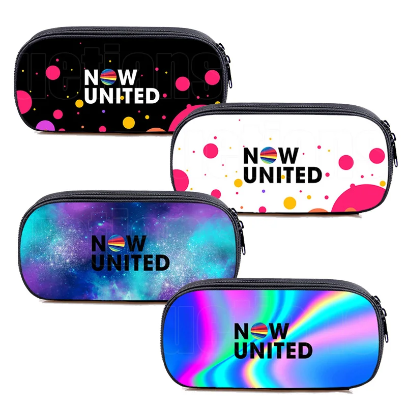 

3D Now United Pencil Case Anime Makeup NU Team Bag Zipper Pouch School Supplies Cosmetic Bags Now United Mochila Case 2022