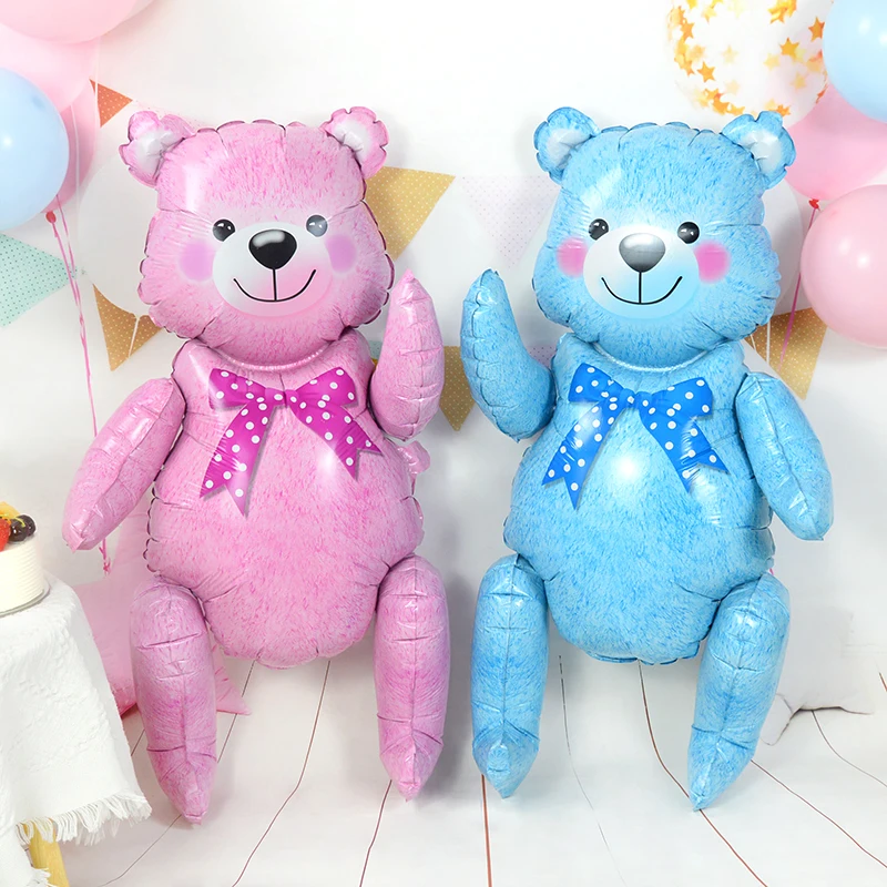 

1Pc 3D Bear Animal Foil Helium Balloon Happy Birthday Party Decoration Baby Shower Supplies Inflatable Kids Toys Balloons