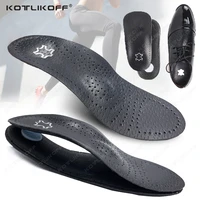 leather insoles for shoes sole men women black recycled leather halffull pads flat feet arch support ox leg corrected insert