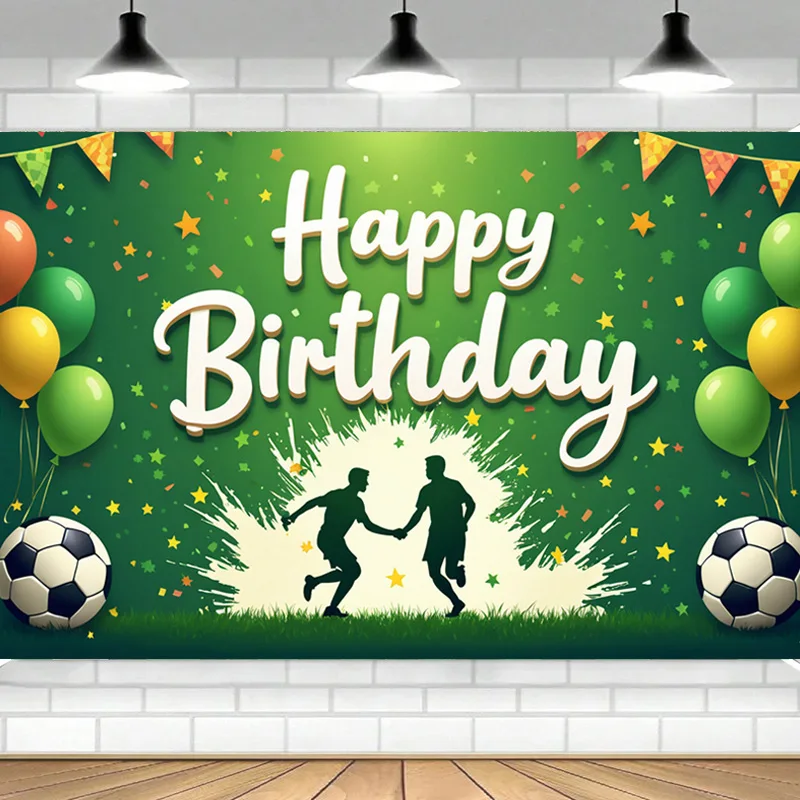 Футбол день рождения вечеринка фон для футбола фотобудка реквизит мальчиков