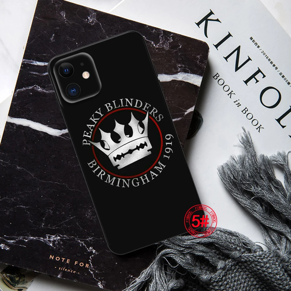 Мягкий силиконовый чехол для телефона с логотипом P-Peaky b-Blinders Cross iPhone 15 14 Plus 13 12 11 X XS