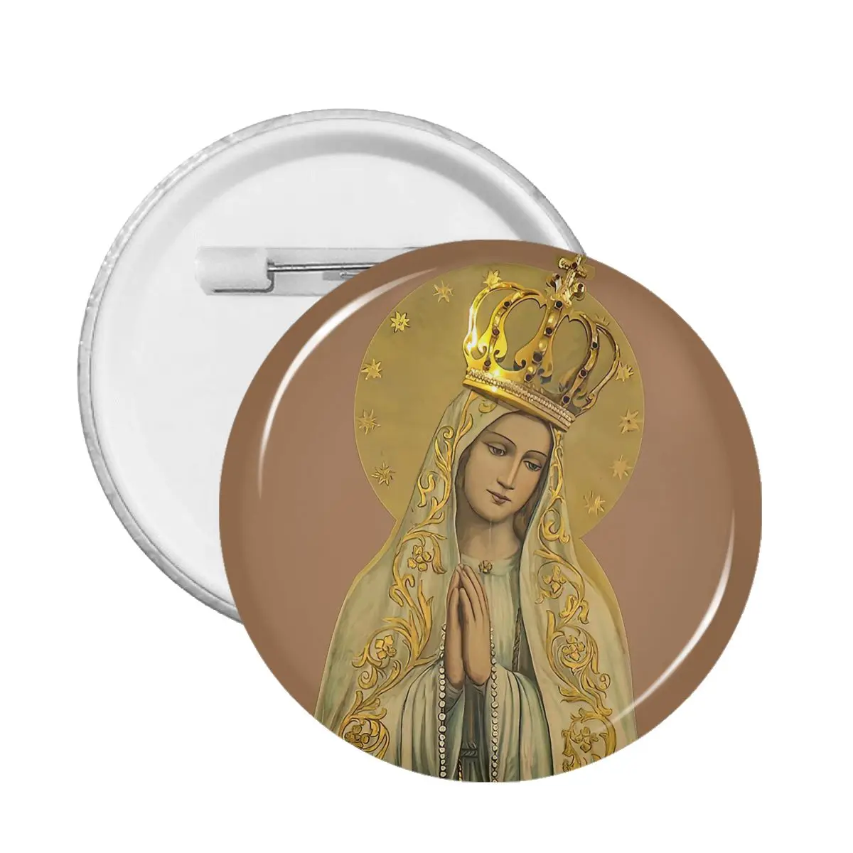 

Значок на булавке с изображением Иисуса Христа в стиле родственника Богородицы, милые булавки для влюбленных