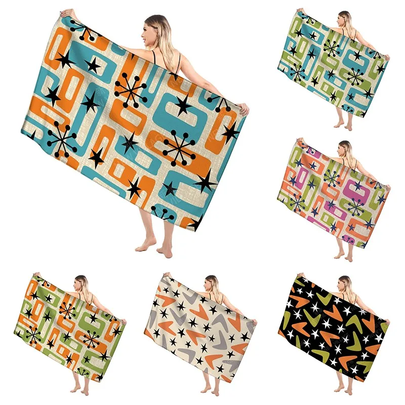 

Банное полотенце для ванной для взрослых, большая сауна, пляжное полотенце для спортзала, большой отель, Женский Душ, простой абстрактный дизайн