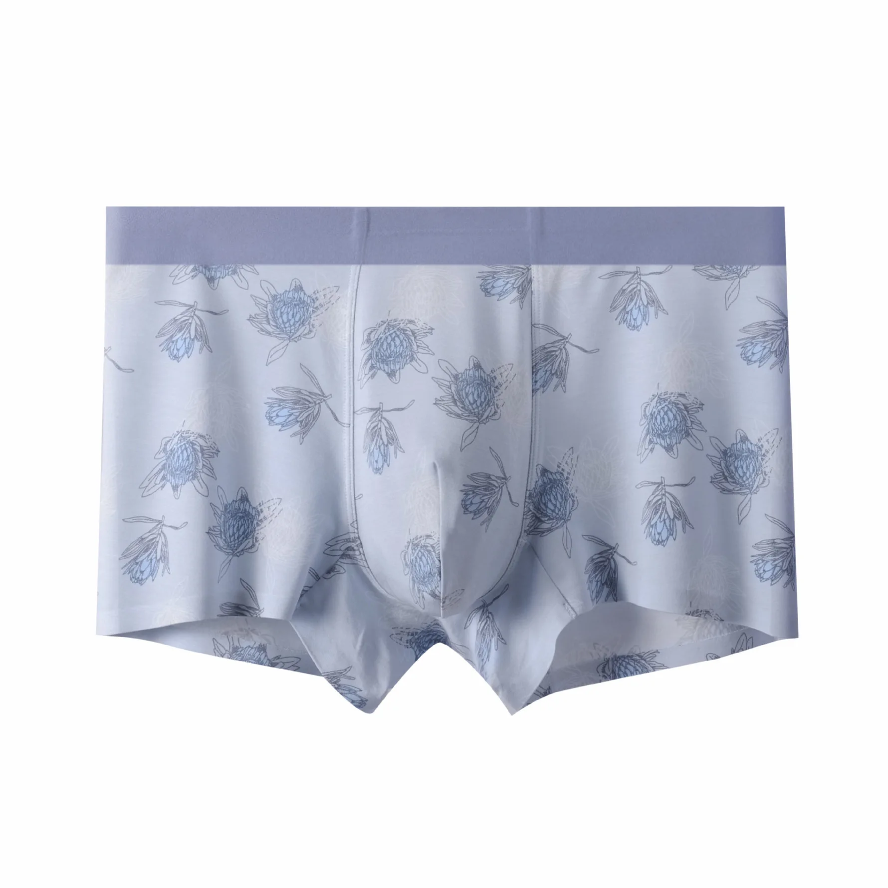 9PCS Modal Underwear Men's Four Seasons Universal Breathable Skin-friendly Male's Boxer Shorts Mid-waist Printed Boxers Pants