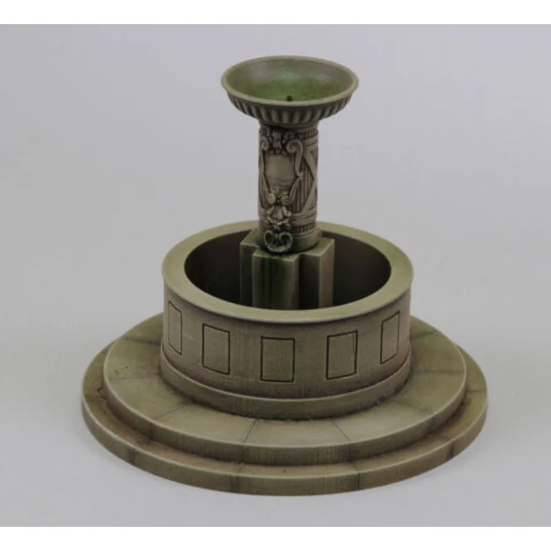 

1/35 Scale Die-casting Resin Scene Accessories Fountain Bottom Straight 75mm High 75mm Unpainted Need To Be Assembled