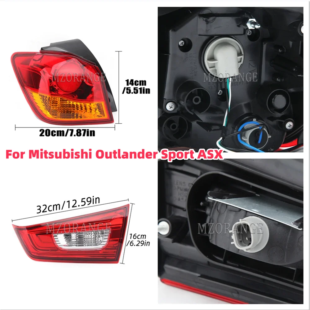 Задний фонарь для Mitsubishi Outlander Sport ASX RVR GA2W GA5W GA6W 2011-2019 стоп-сигнал указатель