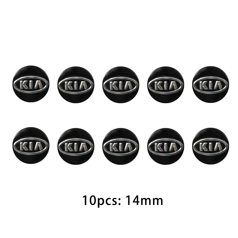 

14 мм наклейки с эмблемой ключа автомобиля, эмблема ключа авто управления, логотип, наклейки для KIA Ceed Sportage Soul Rio K5 Optima Picanto Cerato Proceed