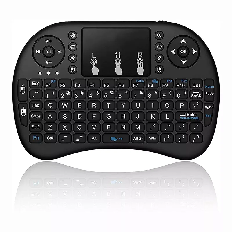 

I8 Мини Беспроводная клавиатура 2,4 ГГц русская английская версия Air Mouse с тачпадом для ноутбука Android TV Box PC