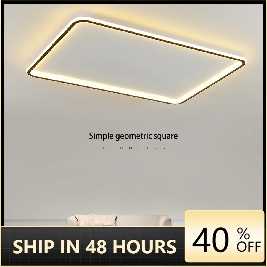 

Modern Led Ceiling Lights for Bedroom Living Room Study Room White Black Indoor Ceiling Lamp Dimmable Lampara De Techo Luminaire