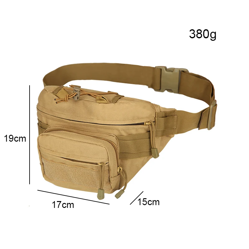 New Tactical Hiking Travel Running Camping Bag Outdoor Sling Cellphone Camouflage Waist Bag Fanny Pack Chest