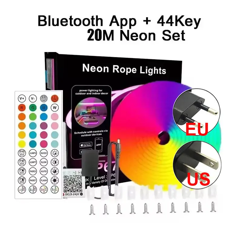 

LeiiGeeGo RGB неоновые светодиодные ленты 24В 5/10/15/20/30 м