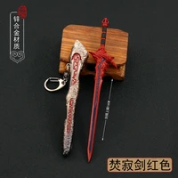 16cm burning silence sword ancient chinese all metal melee cold weapons model home decoration ornament collect toys for male boy