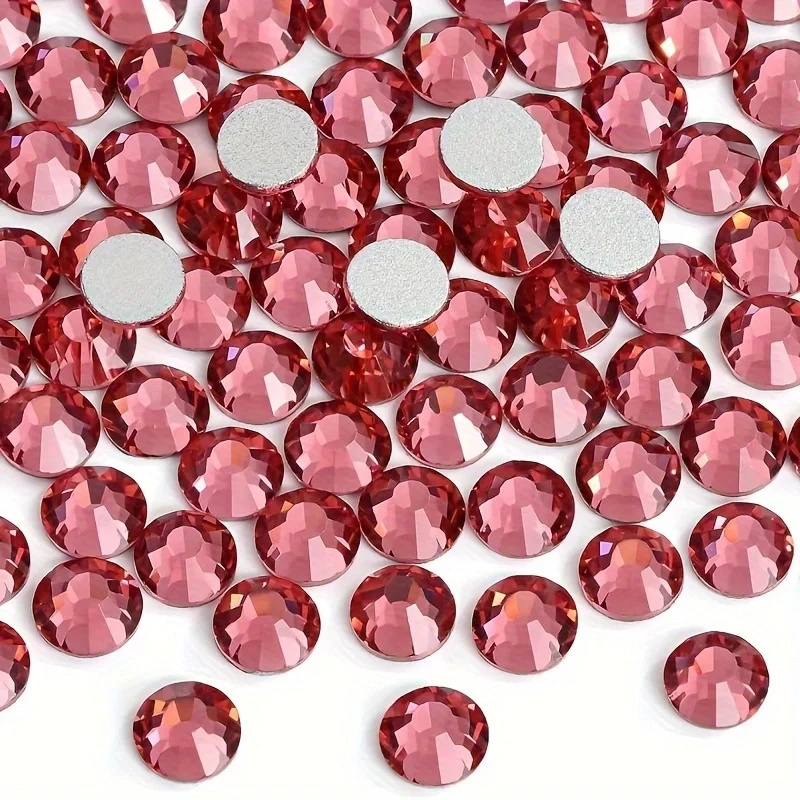 1440 Шт. SS16 SS20 SS30 Стеклянные Стразы С Плоской Задней Частью Лунный Свет Солнечный