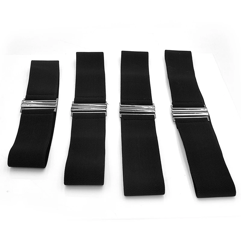 Новые широкие ремни с эластичной лентой простой пуховый пояс женский пряжкой