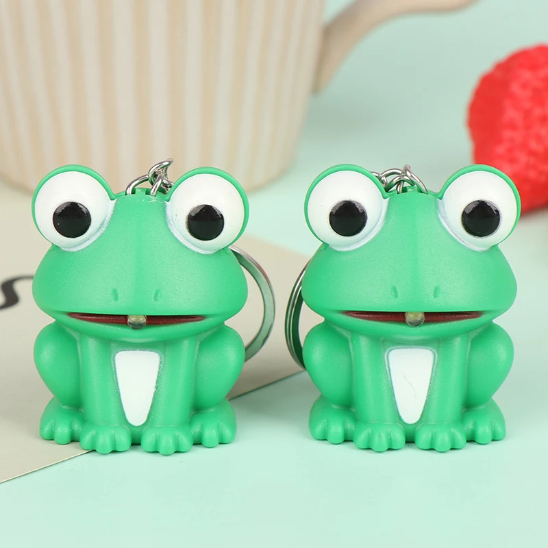 Забавные милые зеленые брелоки со светодиодной подсветильник кой | Украшения и