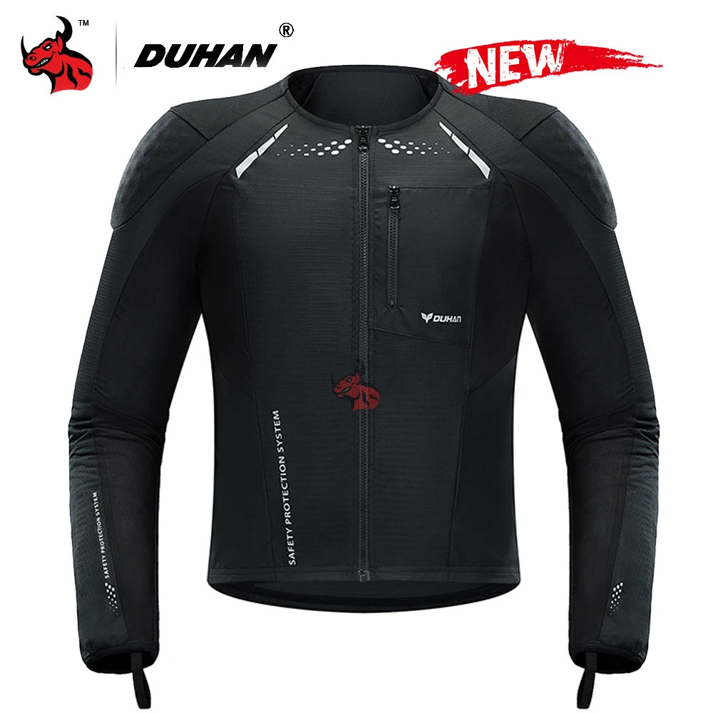 

DUHAN Men Motorcycle Jacket Protective Gear Moto Motocross Protection Jacket Motorcycle Racing Body Armor Jaqueta Motociclista