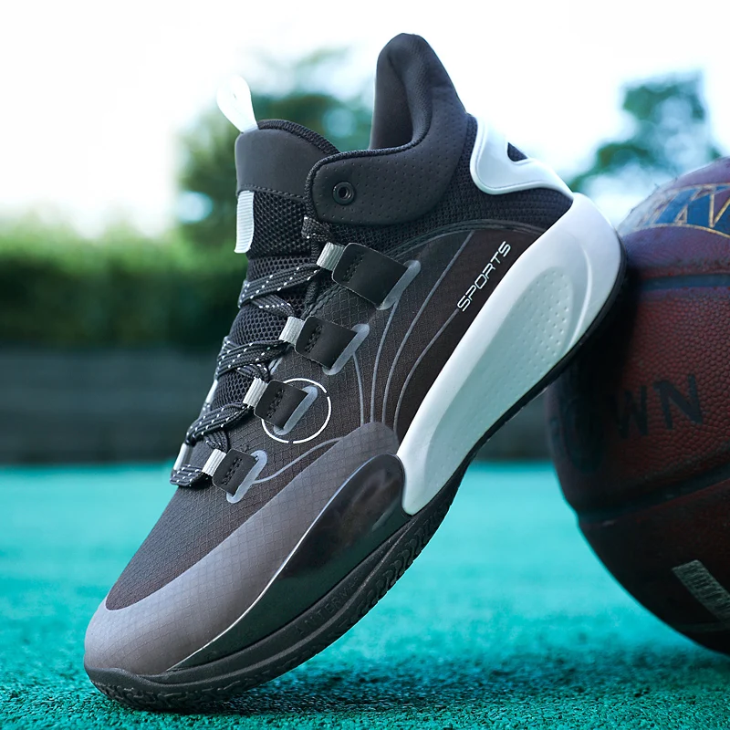 Original Men's Sneakers High Quality Purple Men Sport Basketball Shoes High Top Training Shoes Women Gym Sneakers tenis basquete