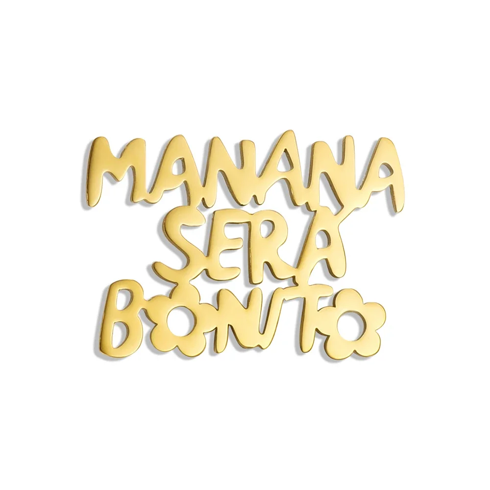 Брошь Karol G булавка Manana Sera Bonito Bichota качественный значок из нержавеющей стали