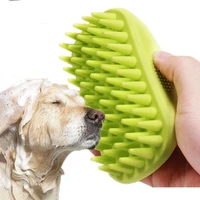 silicone pet glove deshedding brush silicone massage flea pet hair removal grooming comb portable knot assesoire pour chien cani