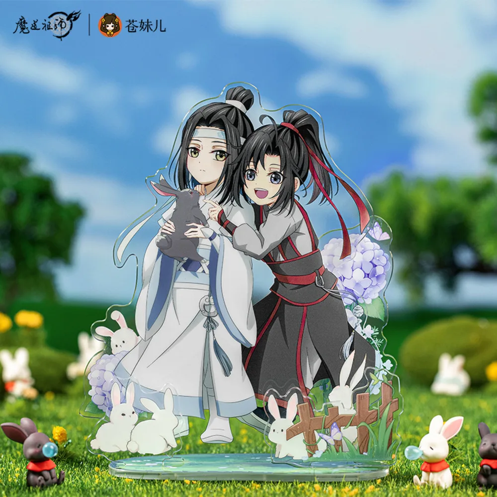 Аниме MDZS Wuxian Wangji милый кролик весенняя прогулка акриловая подставка модель